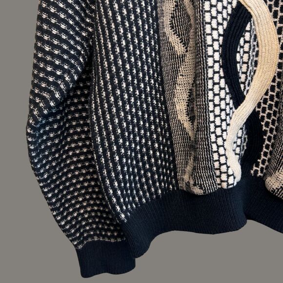 Vintage 90s Barrage Geometric Print Sweater - Picture 3 of 8